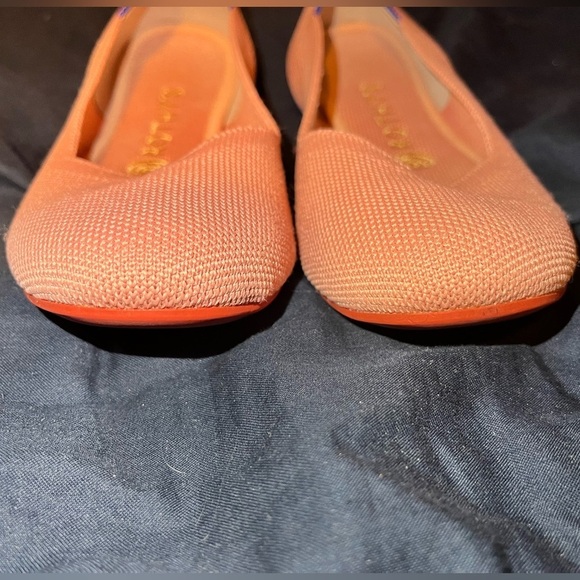 Rothy’s The Flat Original Style in Peachy Pink Round Toe Slide on Shoes - Picture 5 of 7